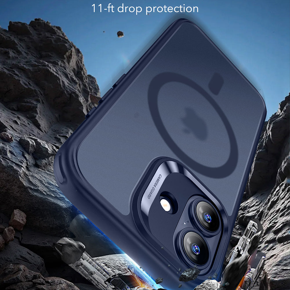 MagSafe-deksel for Apple iPhone 17, ESR, Classic Hybrid, Satinblå