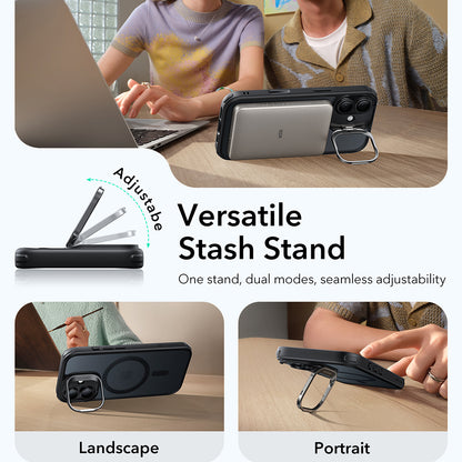 MagSafe-deksel for Apple iPhone 17, ESR, Classic Hybrid Kickstand, Satin Sort