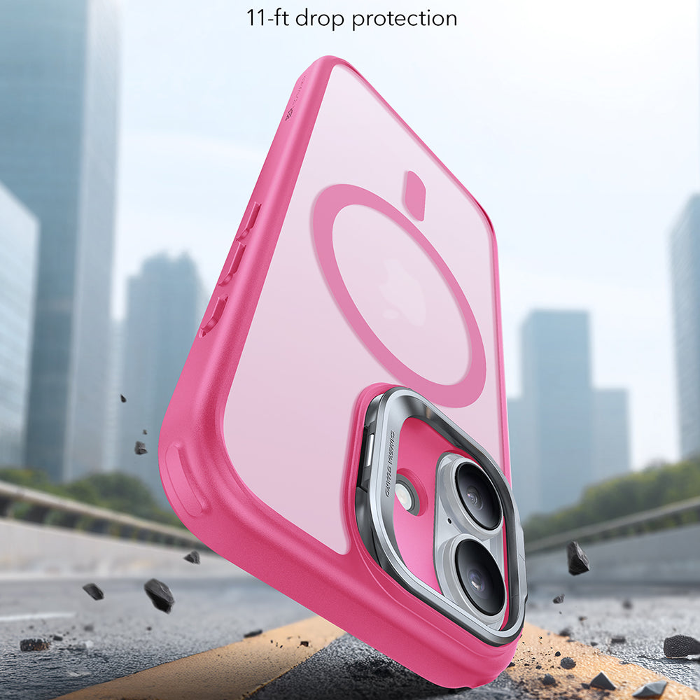MagSafe-deksel for Apple iPhone 17, ESR, Classic Hybrid Kickstand, Satinrosa