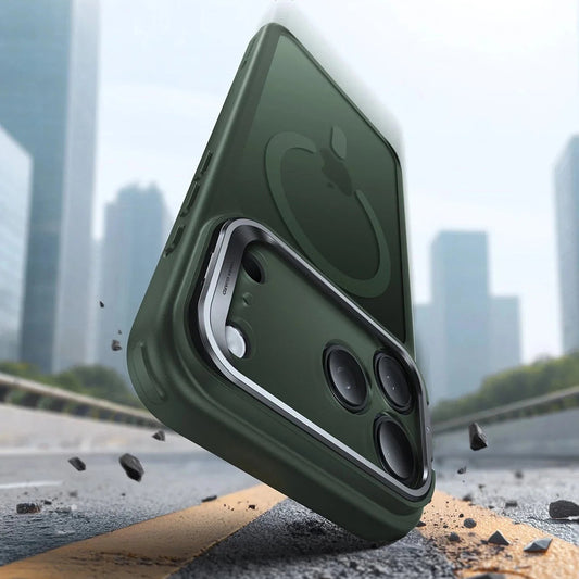 MagSafe-deksel for Apple iPhone 17, ESR, Classic Hybrid Kickstand, Satengrønn