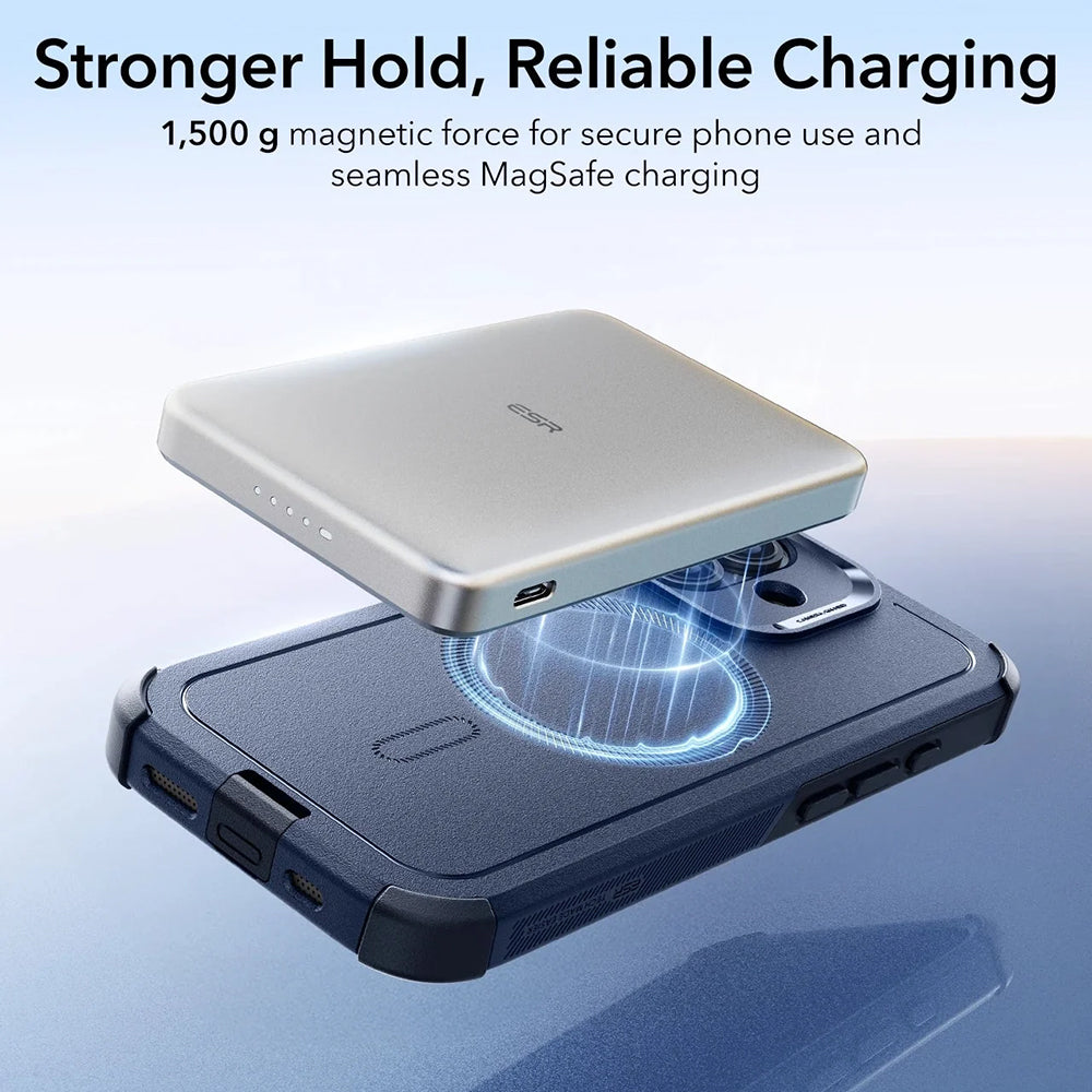MagSafe-deksel for Apple iPhone 17, ESR, Cyber, Blå