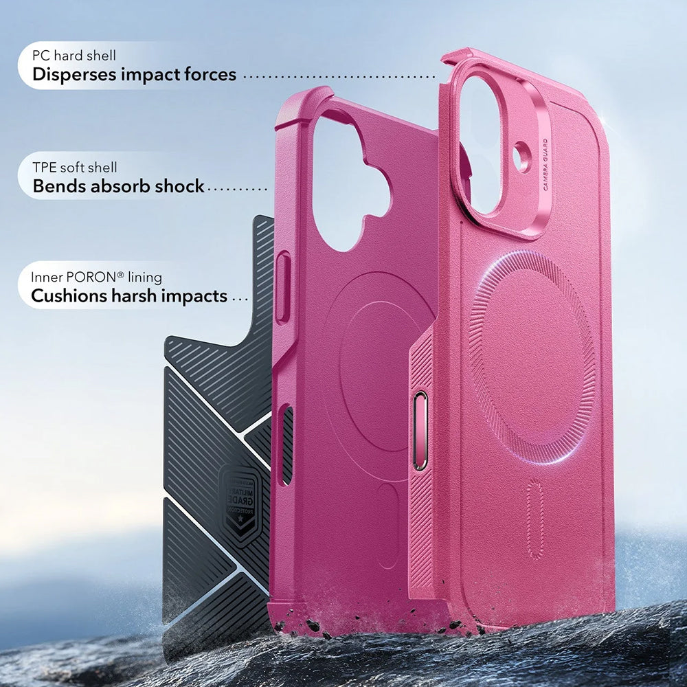 MagSafe-deksel for Apple iPhone 17, ESR, Cyber, Rosa