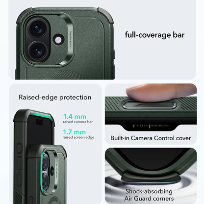 MagSafe-deksel for Apple iPhone 17, ESR, Cyber, Grønn