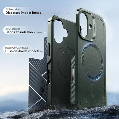 MagSafe-deksel for Apple iPhone 17, ESR, Cyber, Grønn