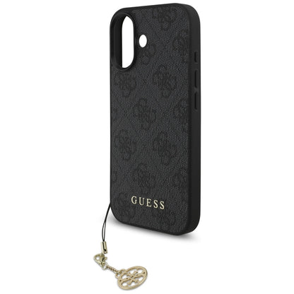 MagSafe-deksel for Apple iPhone 17, Guess, 4G Charm Cradle, Svart