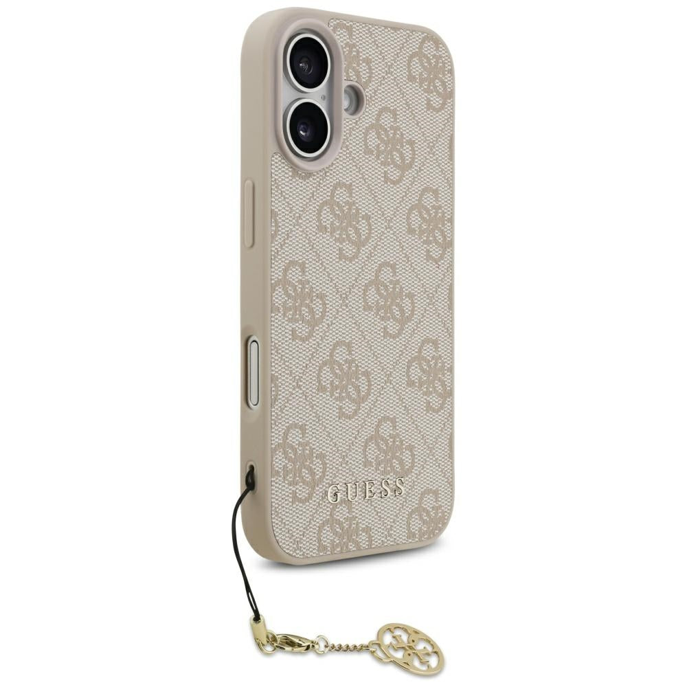 MagSafe-deksel for Apple iPhone 17, Guess, 4G Charm Cradle, Rosa