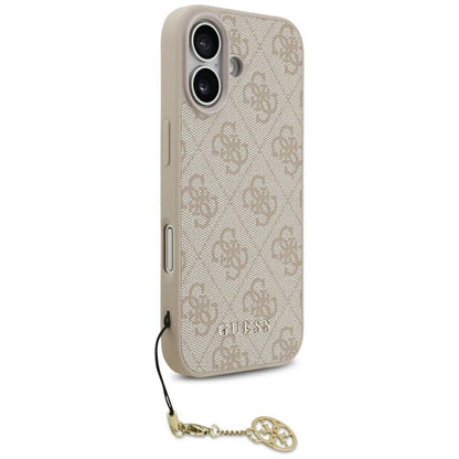 MagSafe-deksel for Apple iPhone 17, Guess, 4G Charm Cradle, Rosa
