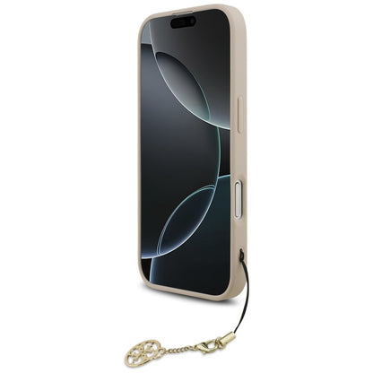 MagSafe-deksel for Apple iPhone 17, Guess, 4G Charm Cradle, Rosa
