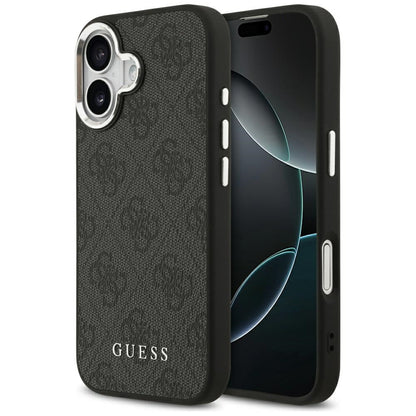 MagSafe-deksel for Apple iPhone 17, Guess, 4G Classic Logo, Svart