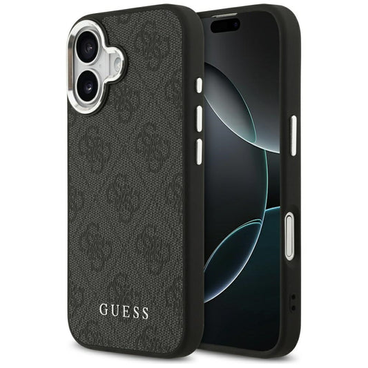 MagSafe-deksel for Apple iPhone 17, Guess, 4G Classic Logo, Svart