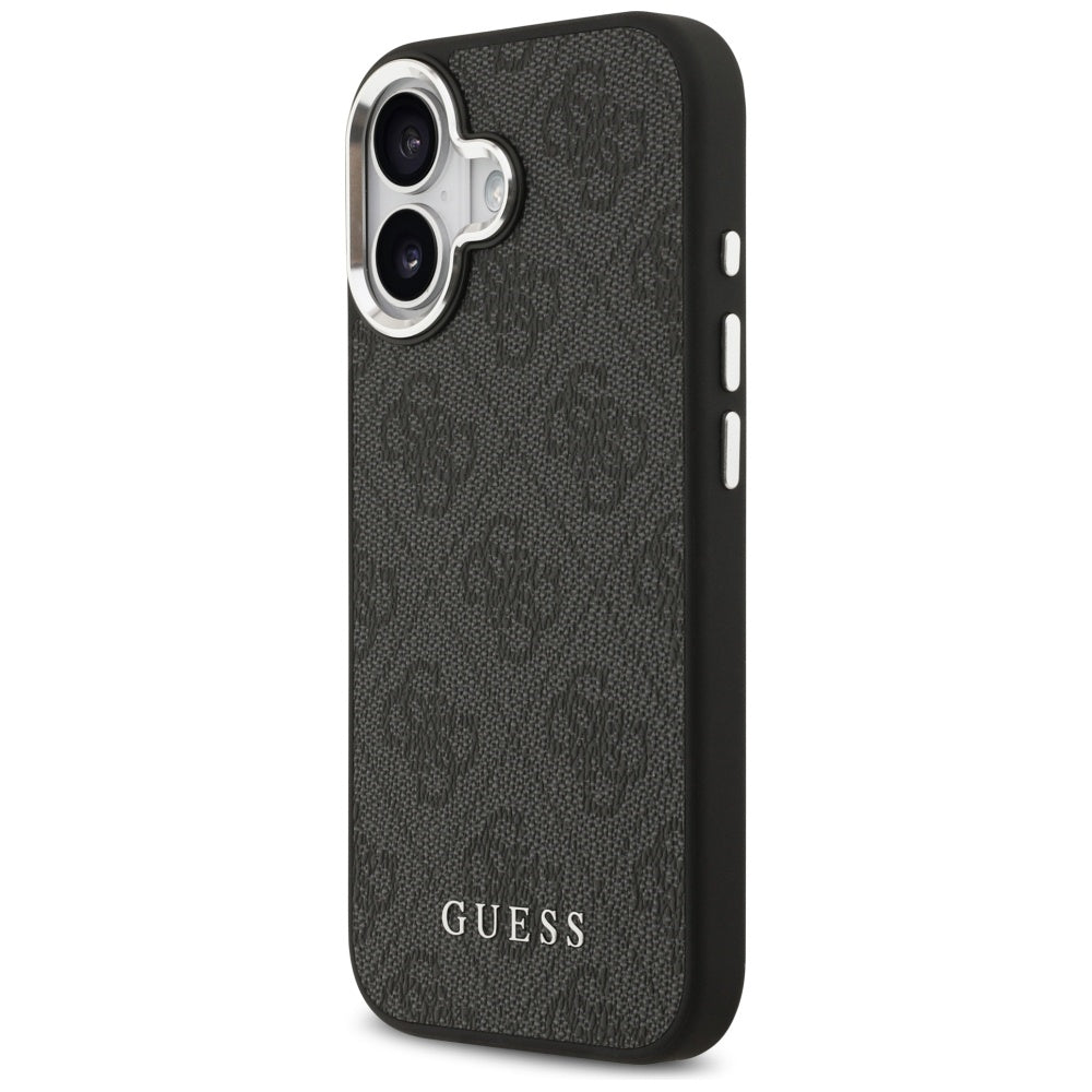 MagSafe-deksel for Apple iPhone 17, Guess, 4G Classic Logo, Svart