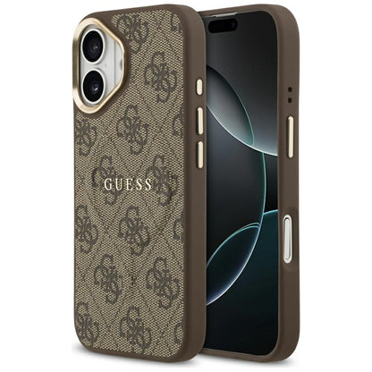 MagSafe-deksel for Apple iPhone 17, Guess, 4G Classic, Brun