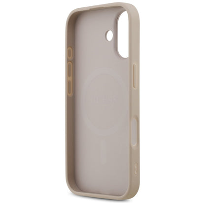 MagSafe-deksel for Apple iPhone 17, Guess, 4G Printed Stripes, Rosa