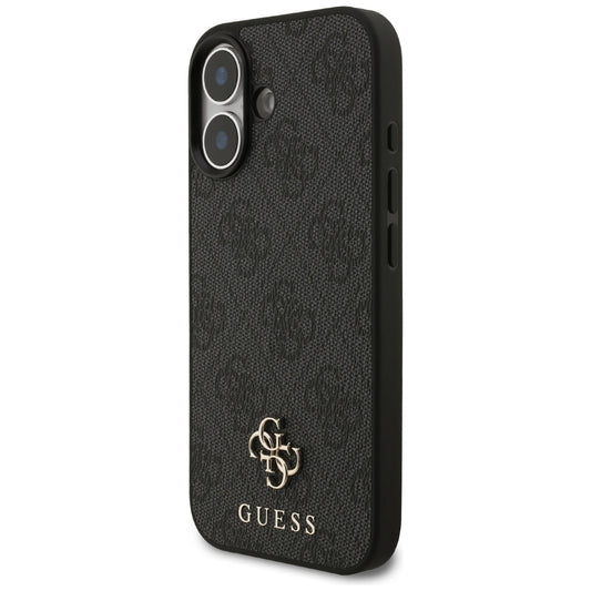 MagSafe deksel for Apple iPhone 17, Guess, 4G Small and Classic Logo, Svart