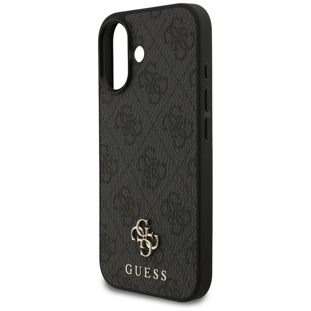 MagSafe deksel for Apple iPhone 17, Guess, 4G Small and Classic Logo, Svart