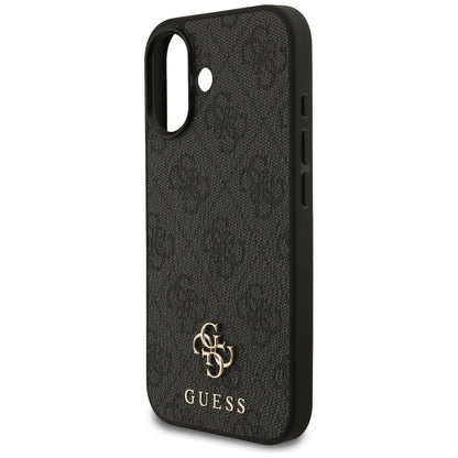 MagSafe deksel for Apple iPhone 17, Guess, 4G Small and Classic Logo, Svart