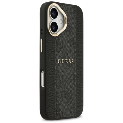 MagSafe-deksel for Apple iPhone 17, Guess, 4G Stripe, Svart