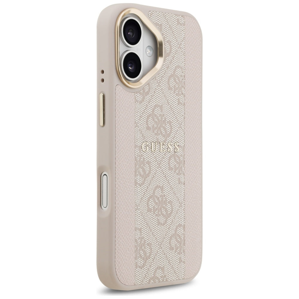 MagSafe-deksel for Apple iPhone 17, Guess, 4G Stripe, Rosa