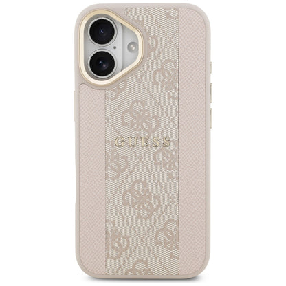 MagSafe-deksel for Apple iPhone 17, Guess, 4G Stripe, Rosa