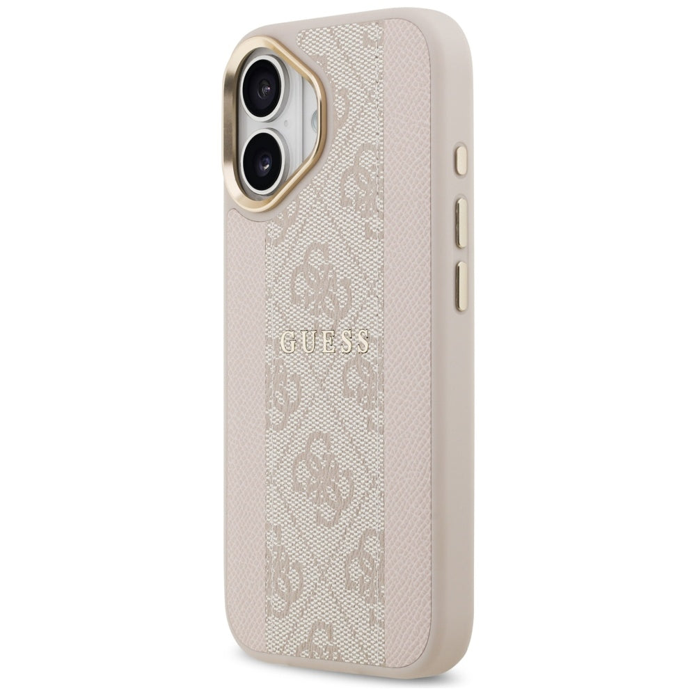 MagSafe-deksel for Apple iPhone 17, Guess, 4G Stripe, Rosa