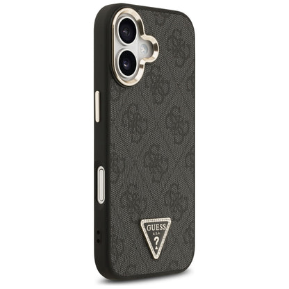 MagSafe-deksel for Apple iPhone 17, Guess, 4G Triangle Diamond Logo, Svart
