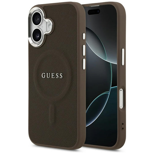 MagSafe-deksel for Apple iPhone 17, Guess, Classic Logo, Brun