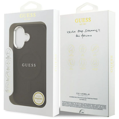 MagSafe-deksel for Apple iPhone 17, Guess, Classic Logo, Brun