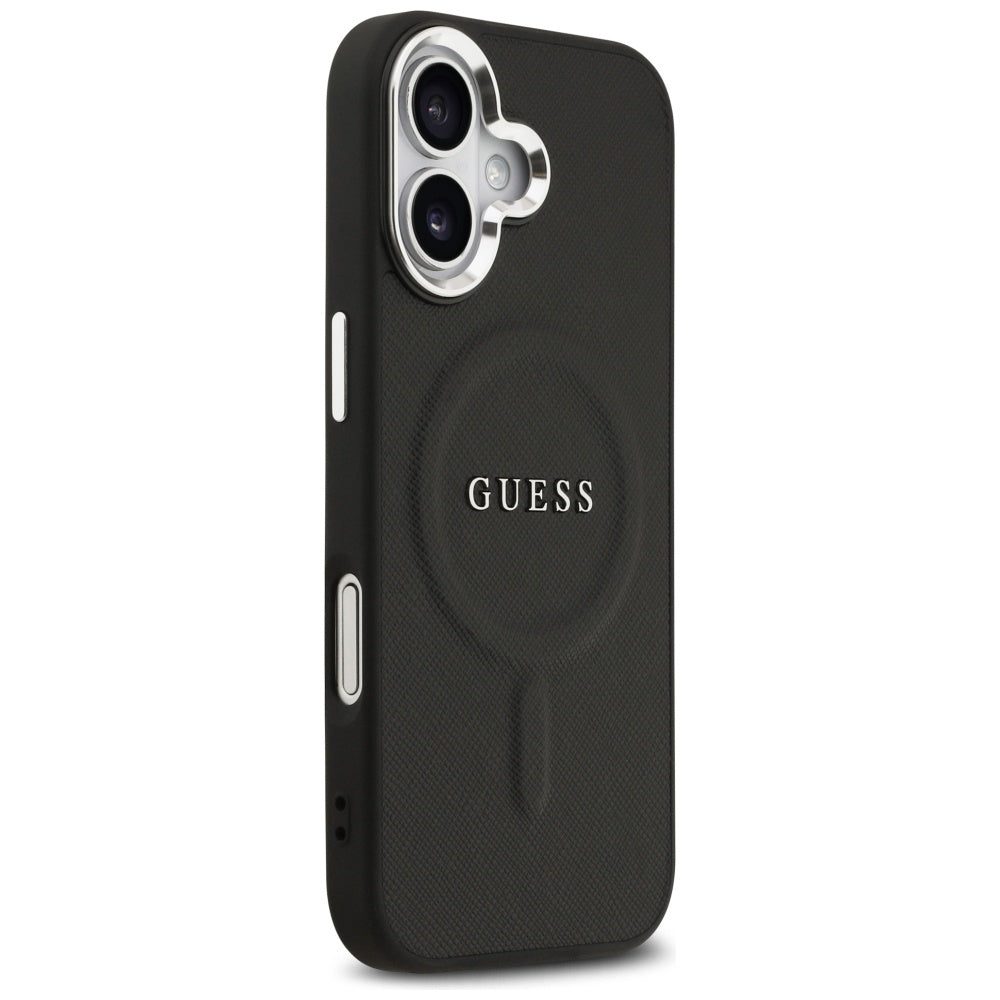 MagSafe-deksel for Apple iPhone 17, Guess, Classic Logo, Svart