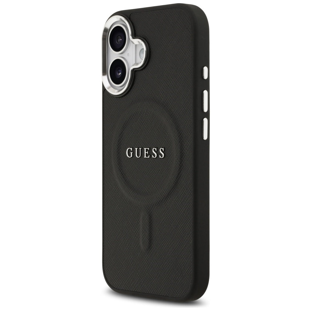 MagSafe-deksel for Apple iPhone 17, Guess, Classic Logo, Svart