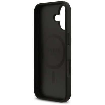 MagSafe-deksel for Apple iPhone 17, Guess, Grained Flowers, Svart