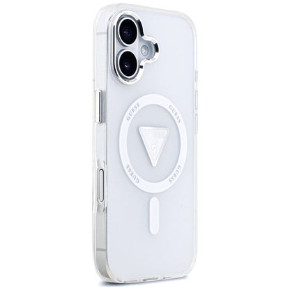MagSafe-deksel for Apple iPhone 17, Guess, IML Gradient Triangle Logo, Gjennomsiktig