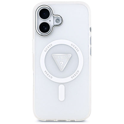 MagSafe-deksel for Apple iPhone 17, Guess, IML Gradient Triangle Logo, Gjennomsiktig