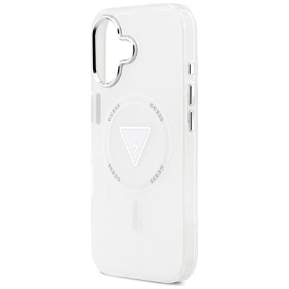 MagSafe-deksel for Apple iPhone 17, Guess, IML Gradient Triangle Logo, Gjennomsiktig