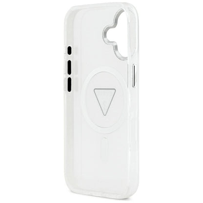 MagSafe-deksel for Apple iPhone 17, Guess, IML Gradient Triangle Logo, Gjennomsiktig