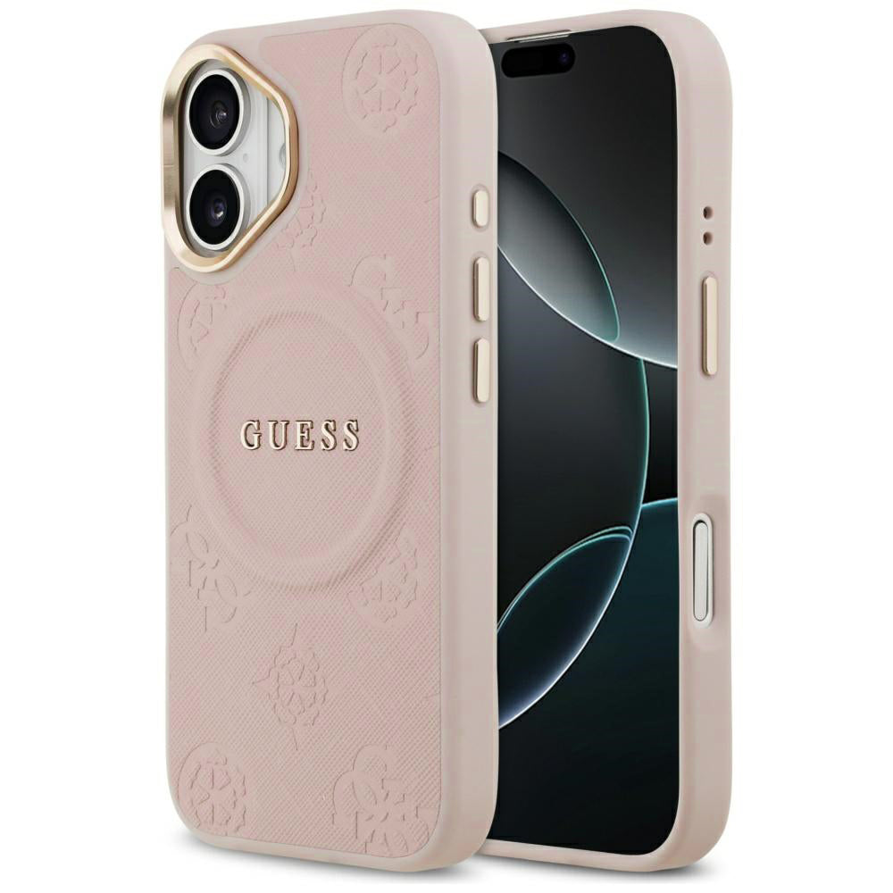 MagSafe-deksel for Apple iPhone 17, Guess, Peony Hot Stamp, Rosa