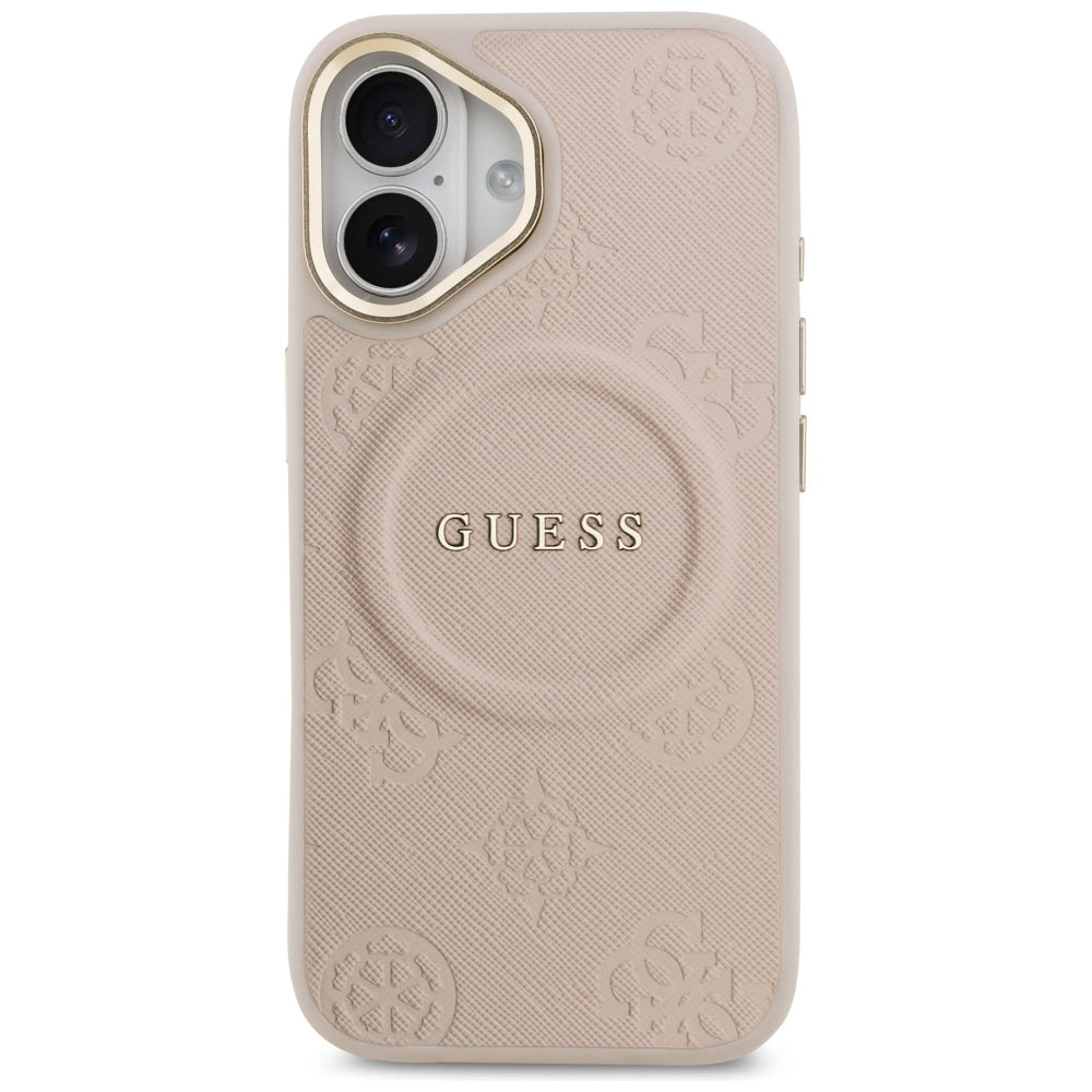 MagSafe-deksel for Apple iPhone 17, Guess, Peony Hot Stamp, Rosa