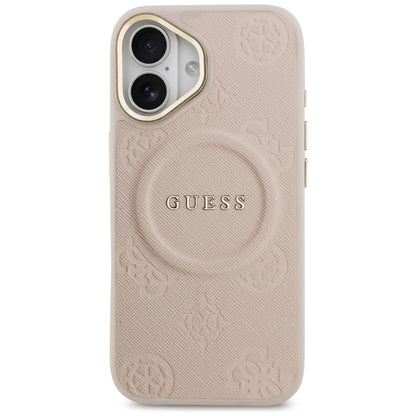 MagSafe-deksel for Apple iPhone 17, Guess, Peony Hot Stamp, Rosa