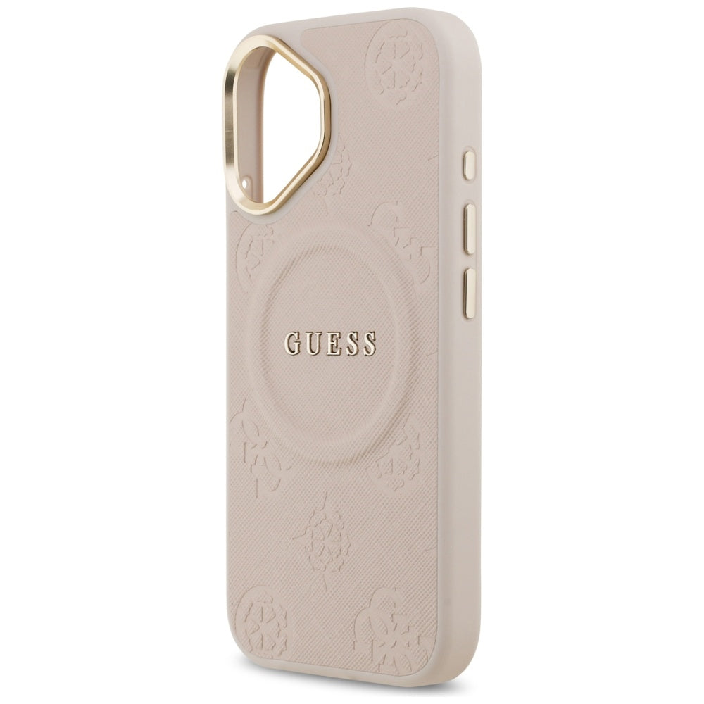 MagSafe-deksel for Apple iPhone 17, Guess, Peony Hot Stamp, Rosa