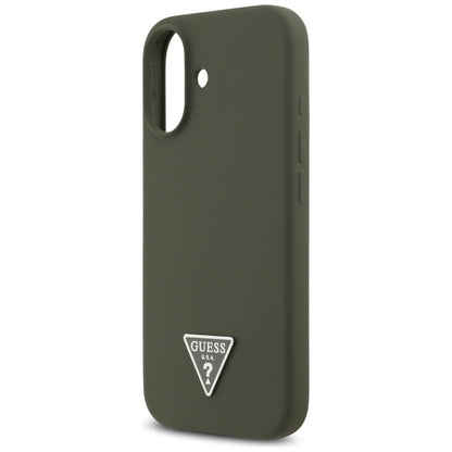 MagSafe-deksel for Apple iPhone 17, Guess, Triangle Logo, Kaki