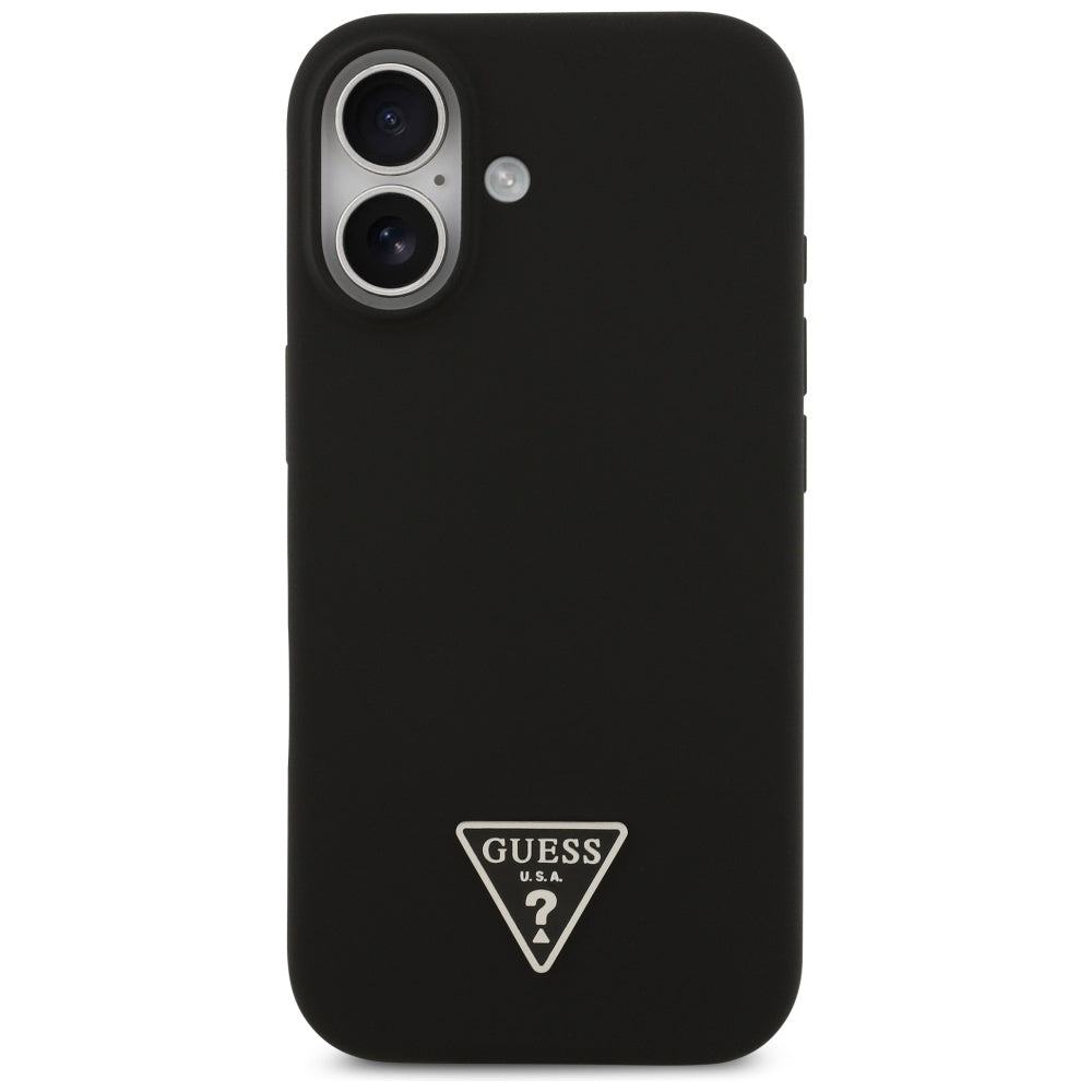MagSafe-deksel for Apple iPhone 17, Guess, Triangle Logo, Svart