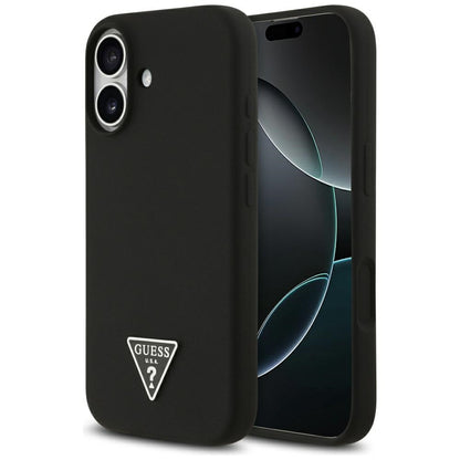 MagSafe-deksel for Apple iPhone 17, Guess, Triangle Logo, Svart
