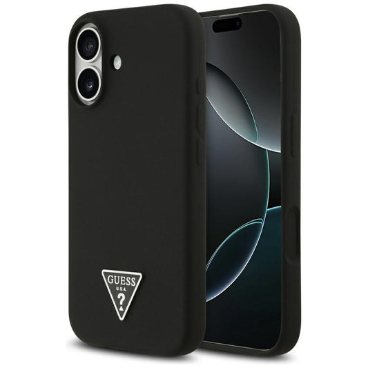 MagSafe-deksel for Apple iPhone 17, Guess, Triangle Logo, Svart