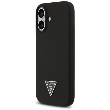 MagSafe-deksel for Apple iPhone 17, Guess, Triangle Logo, Svart