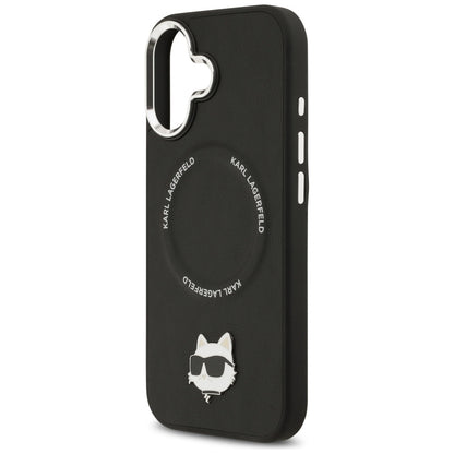 MagSafe-deksel for Apple iPhone 17, Karl Lagerfeld, Choupette Pin, Svart