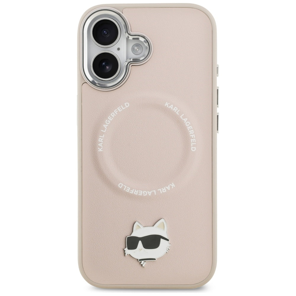 MagSafe-deksel for Apple iPhone 17, Karl Lagerfeld, Choupette Pin, Rosa