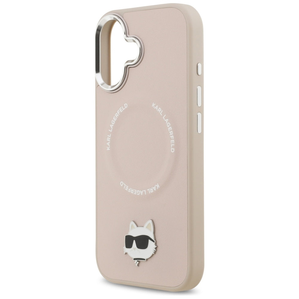 MagSafe-deksel for Apple iPhone 17, Karl Lagerfeld, Choupette Pin, Rosa