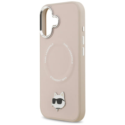 MagSafe-deksel for Apple iPhone 17, Karl Lagerfeld, Choupette Pin, Rosa