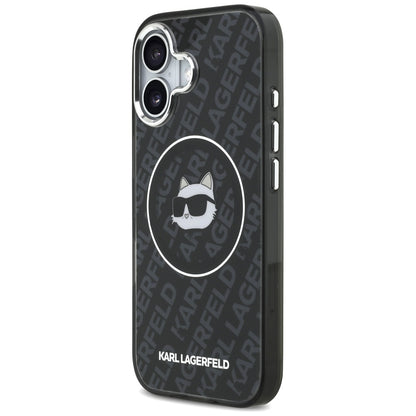 MagSafe-deksel for Apple iPhone 17, Karl Lagerfeld, IML Choupette`s Head, Svart