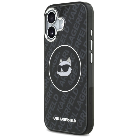 MagSafe-deksel for Apple iPhone 17, Karl Lagerfeld, IML Choupette`s Head, Svart
