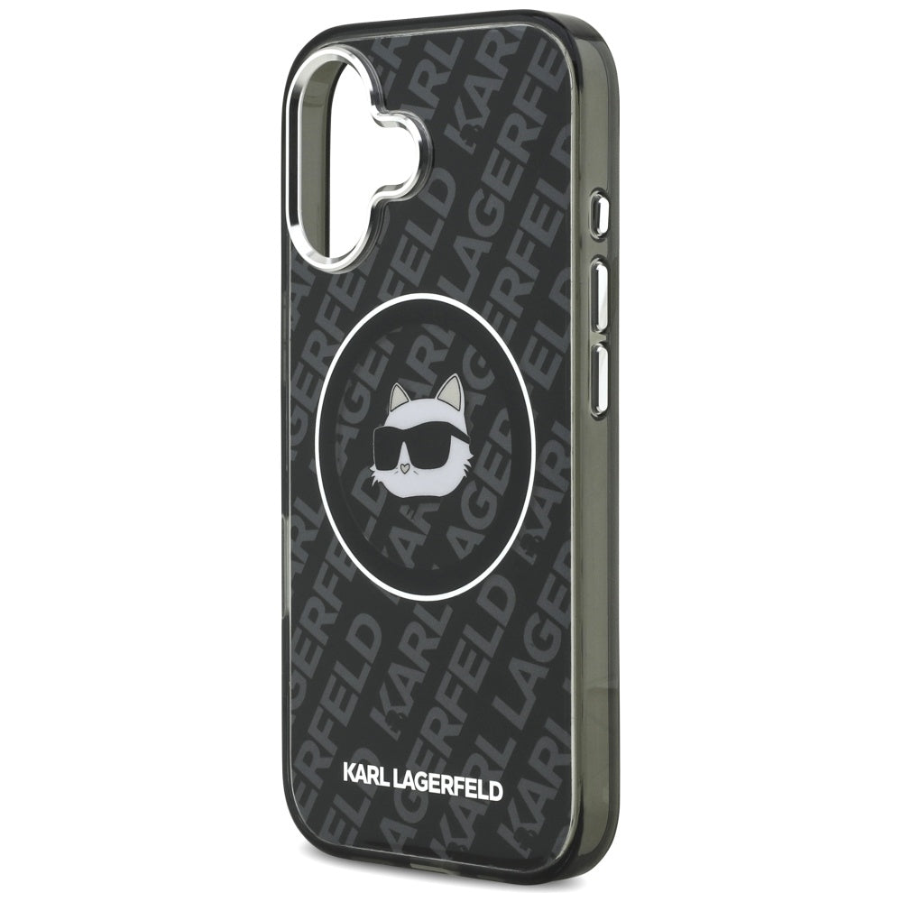 MagSafe-deksel for Apple iPhone 17, Karl Lagerfeld, IML Choupette`s Head, Svart